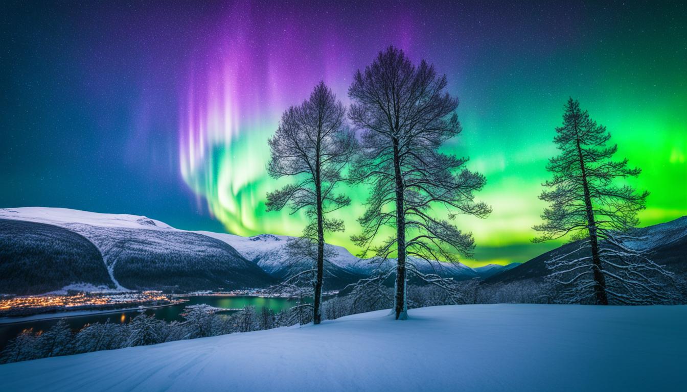 Best time to see Northern Lights in Trøndelag Norway