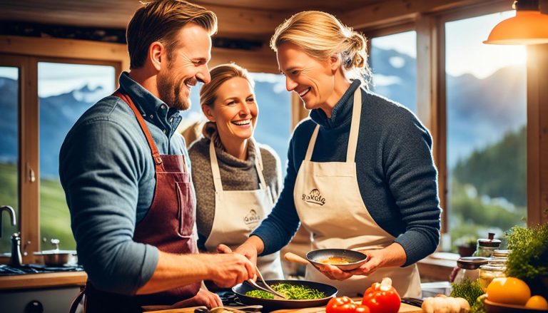 Couples' cooking classes in Trøndelag Norway